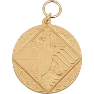 Medaille 14263 vergoldet Text