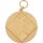 Medaille 14263 vergoldet Text