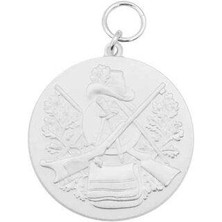Medaille 62383 versilbert Text