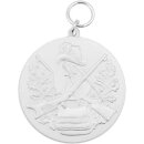 Medaille 62383 versilbert Text