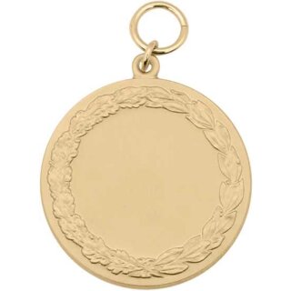 Medaille 11268 vergoldet Text