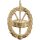 Abzeichen 12702 Lyra vergoldet mit Splint