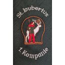 Schützenkrawatte, St. Hubertus, Seidenstruktur, 1....