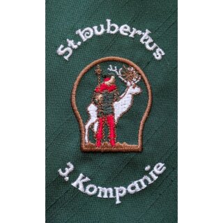 Schützenkrawatte, St. Hubertus, Seidenstruktur, 3. Kompanie