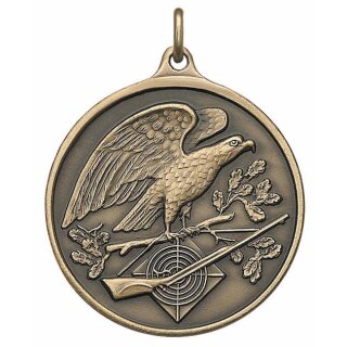 Medaille A46.5, Ø 40 mm vergoldet Text