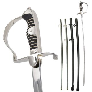 Reitersäbel schwarz - 2 Ringe