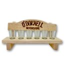 Schnapsbank 6er, incl. Pinnchen und Gravur O´Donnell