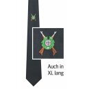 Schützenkrawatte, gesticktes Motiv, Seidenstruktur,...